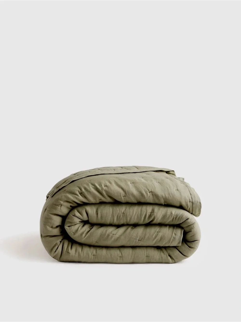 Quince European Linen Dream Quilt -King/Cali King - Willowleaf